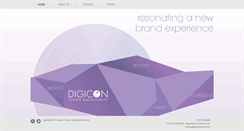Desktop Screenshot of digiconevents.com